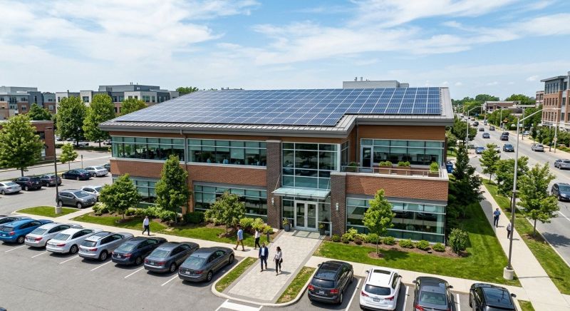 Commercial Solar Installation project example